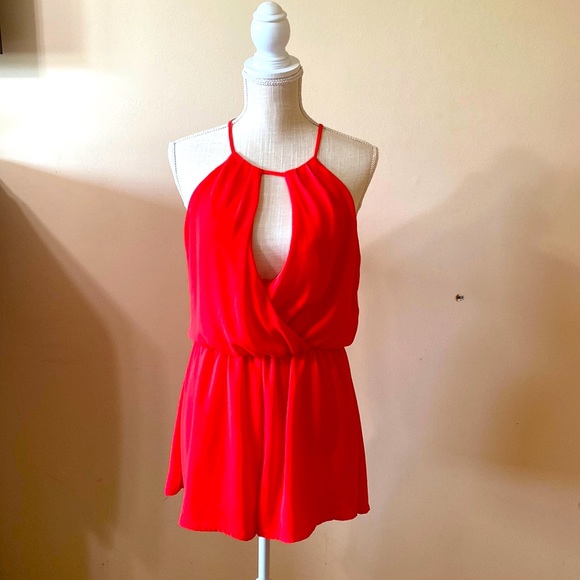 Lush Pants - NWT Lush romper color red women size medium
